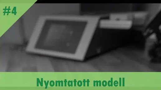 CARES Tutorial #4 Nyomtatott modell