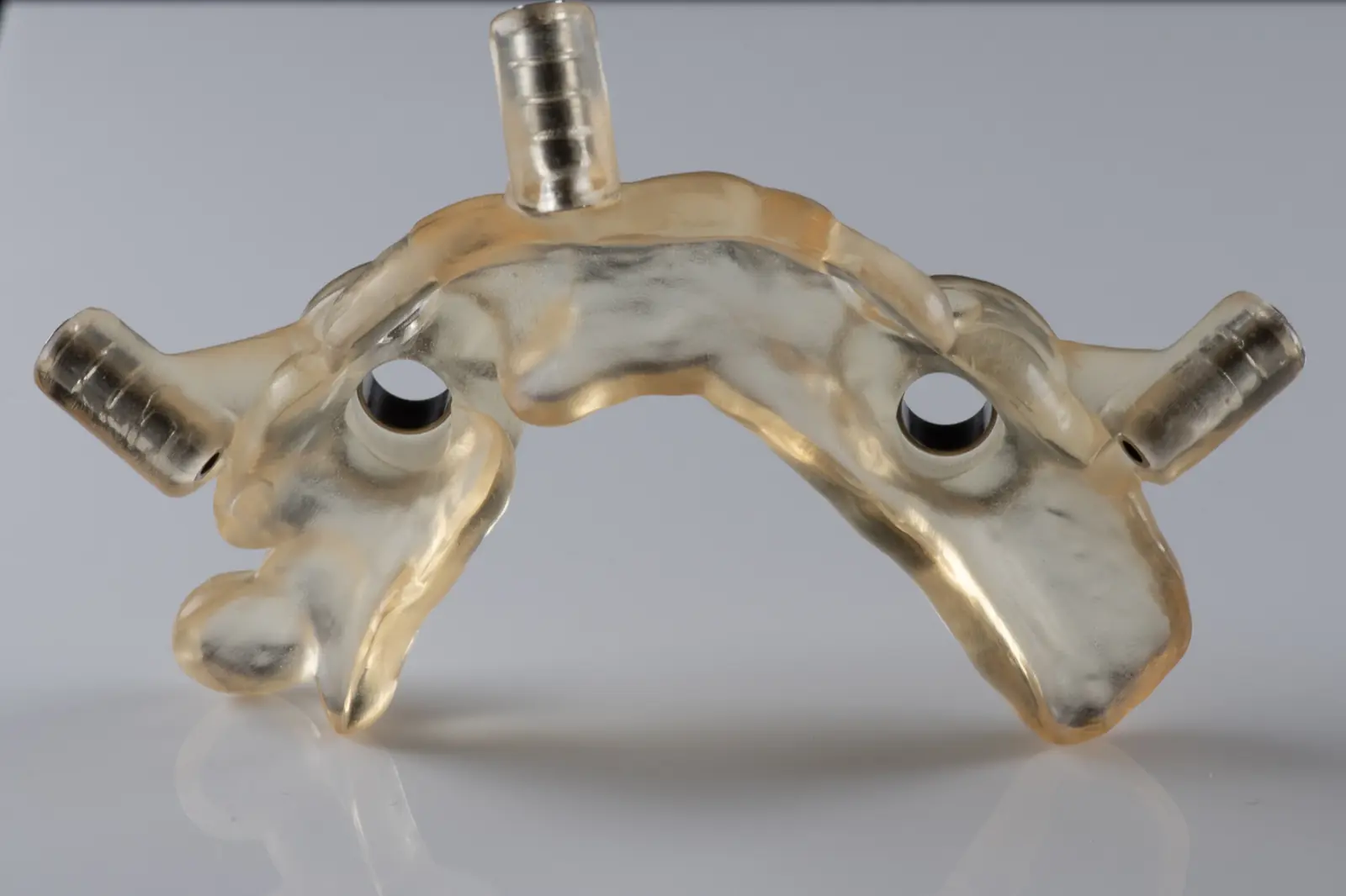 3D nyomtatott implantációs sablon részlete